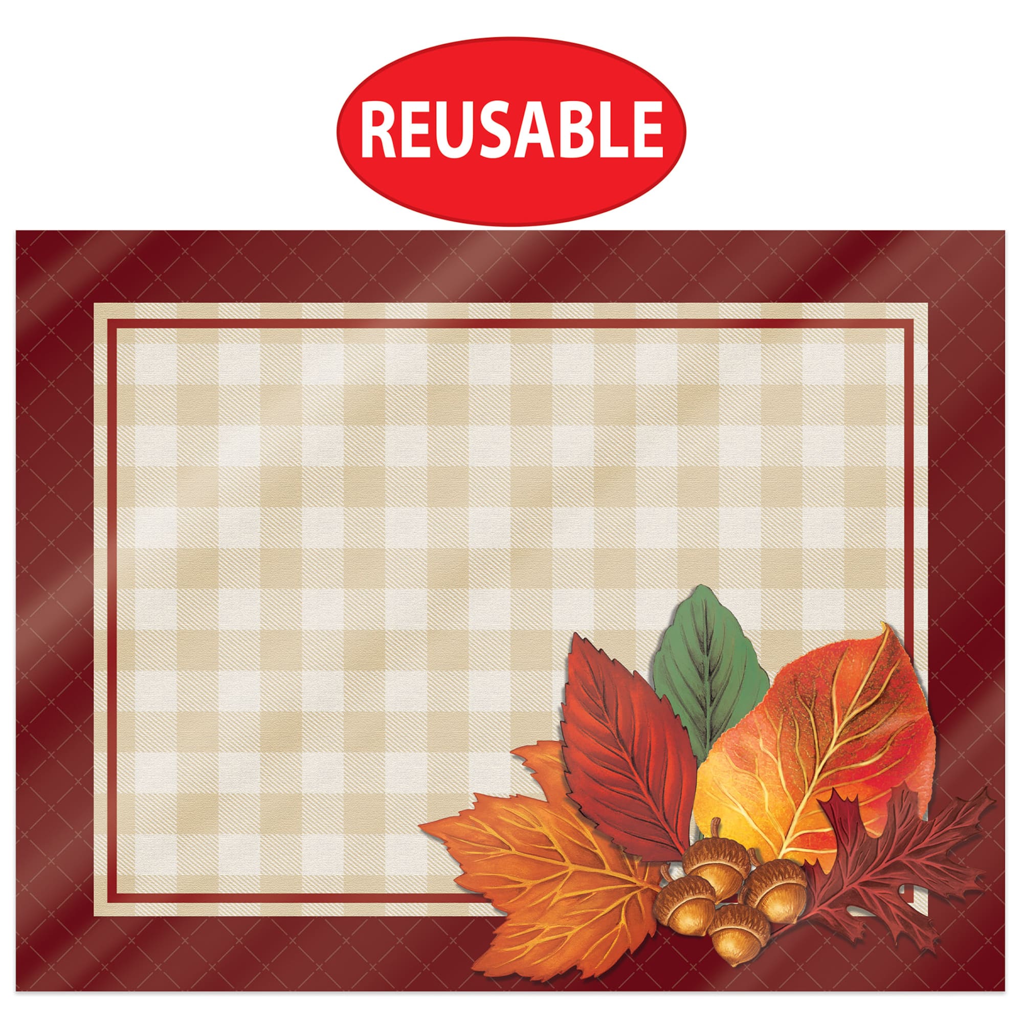 Beistle 10" x 13" Plastic Fall Placemats, 4ct.